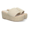 Sandalias de Plataforma de Yute para Mujer - Elegantes y Confortables  Diseño Sofisticado  Puntera Abierta y Fácil Ajuste  - 1