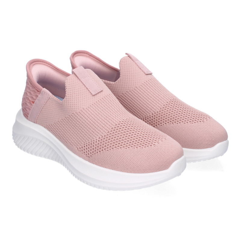 Zapatillas Deportivas Elegantes Planas para Mujer con Adornos Perforados  Cierre Elastico  Perfectas para el Día a Día.  - 1