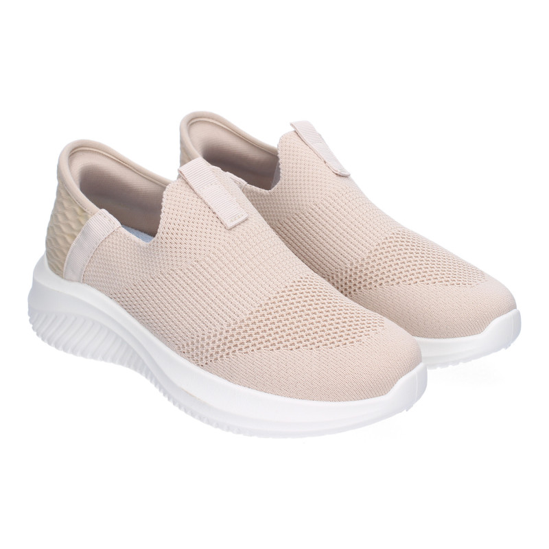 Zapatillas Deportivas Elegantes Planas para Mujer con Adornos Perforados  Cierre Elastico  Perfectas para el Día a Día.  - 1